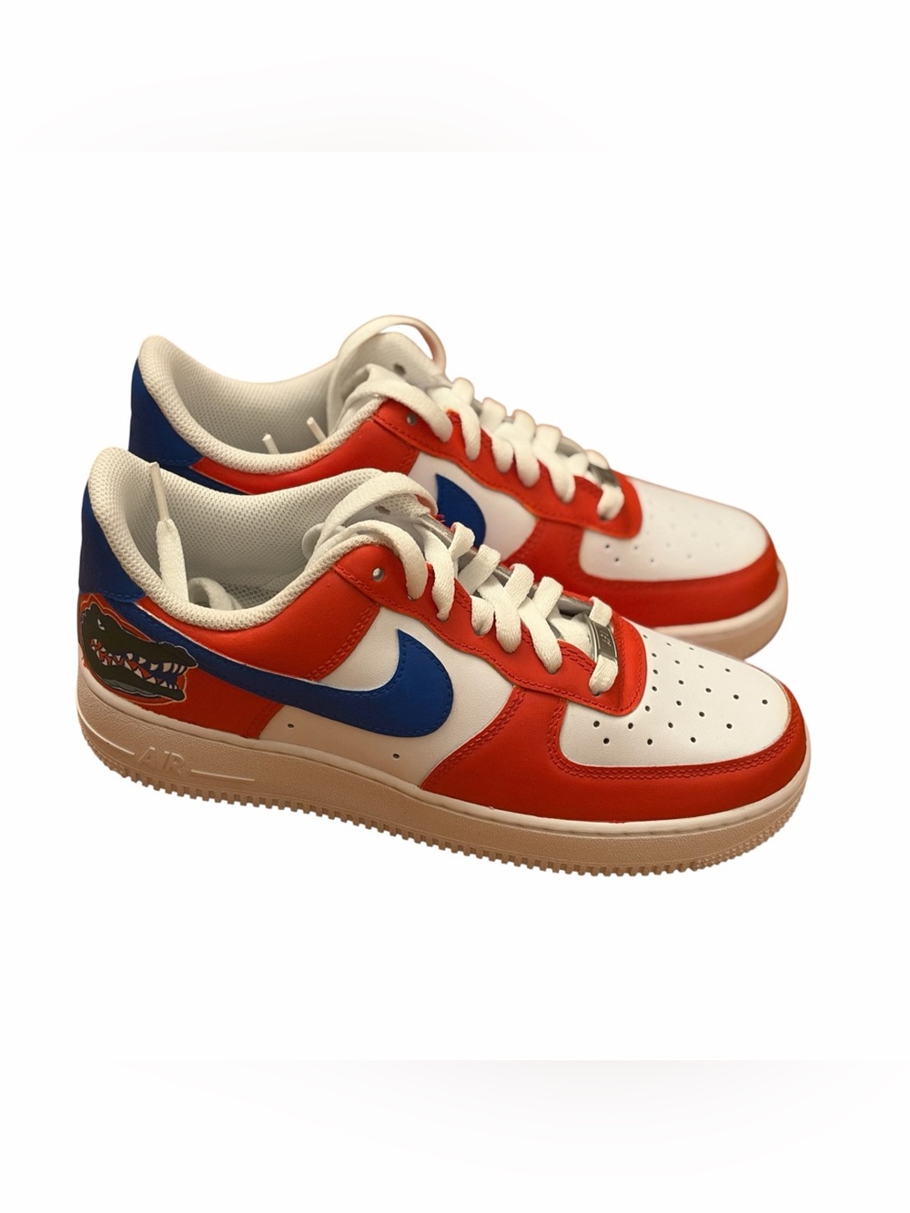 Nike Air Force 1 Low Florida Gators Orange Blue White Women’s Size 8.5